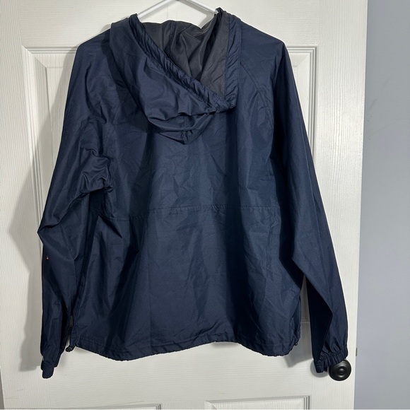 Syracuse Univ. sz M 1/4 zip windbreaker, unlined, hooded, collegiate, layer - Picture 10 of 10